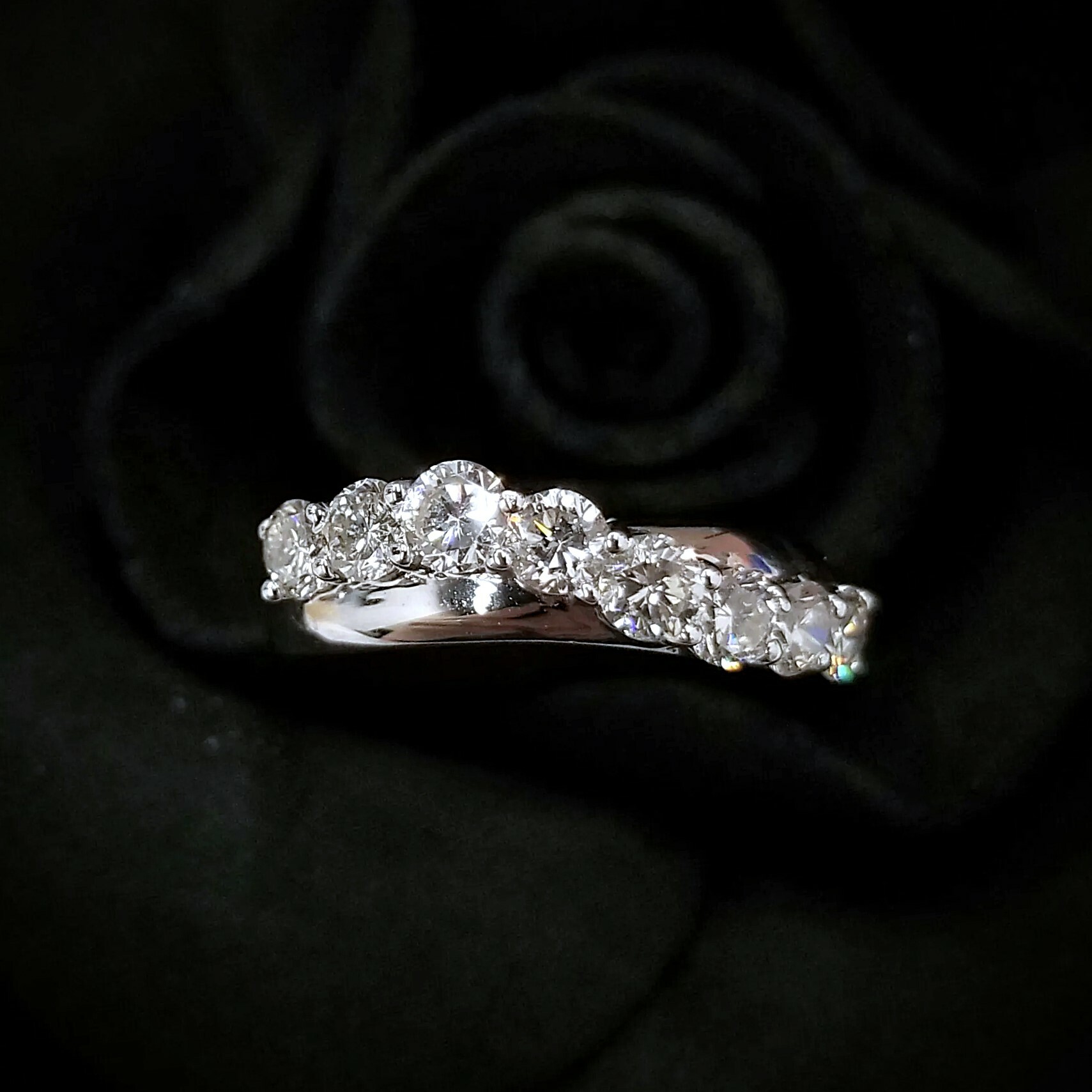 18K White Gold 0.88ct Diamond Ring