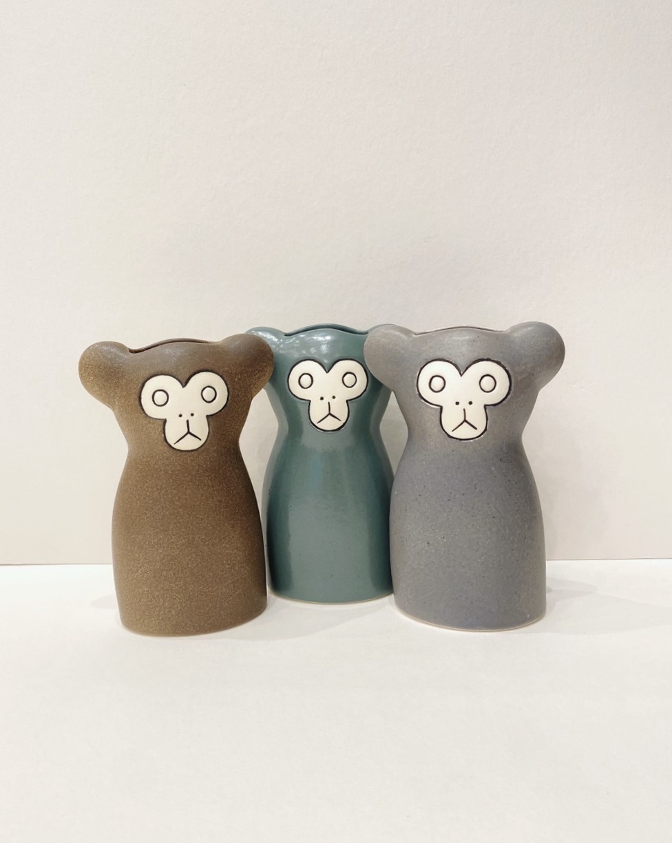 鹿兒島睦猴子花器