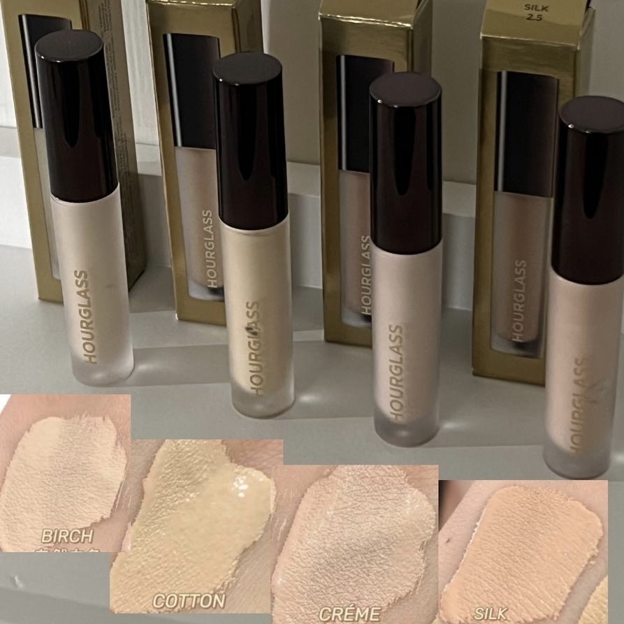 Hourglass Mini concealer #birch #cotton #creme #silk