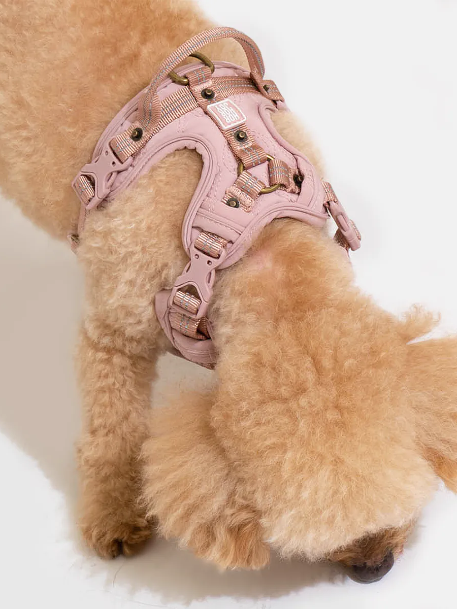 【horhorjoy】好好散步友善胸背帶 | 鉑金款 (粉)