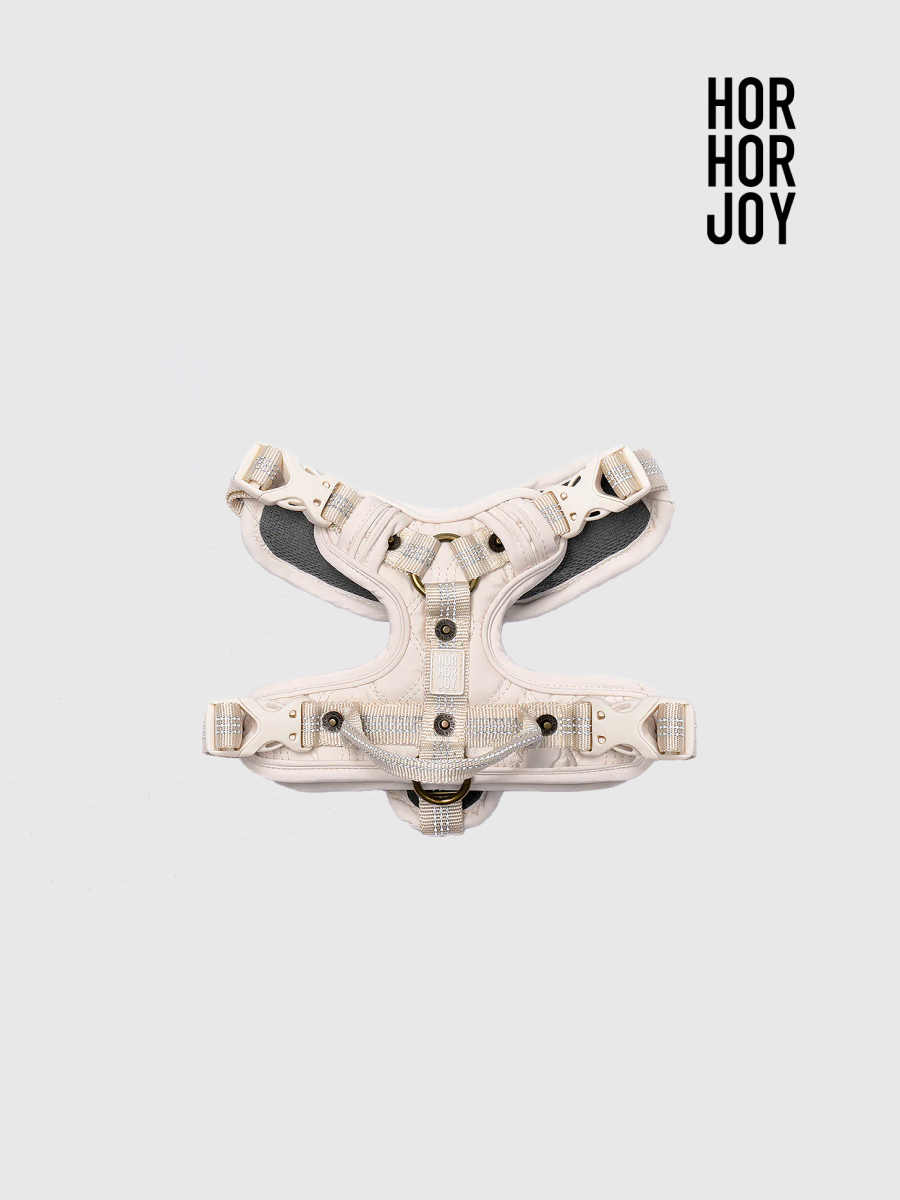 【horhorjoy】好好散步友善胸背帶 | 鉑金款 (白)