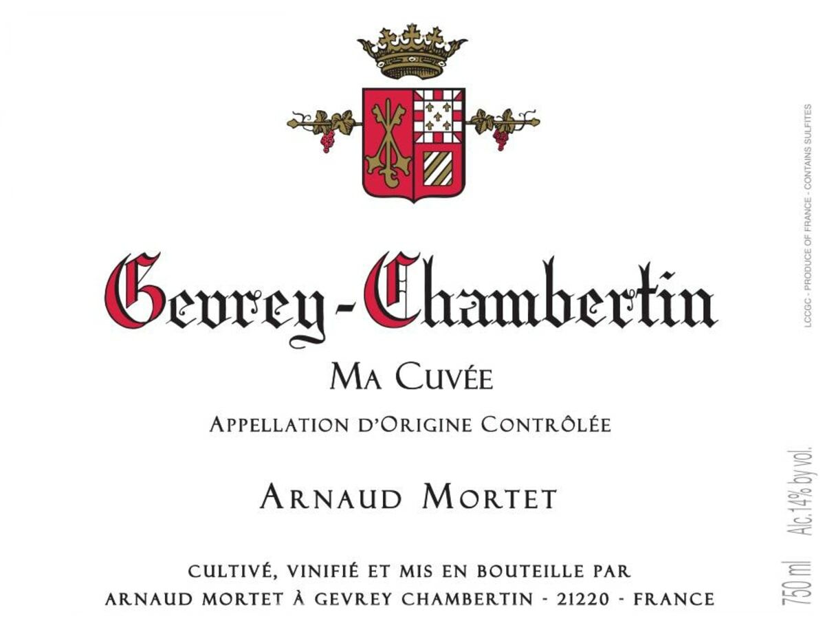 Arnaud Mortet Gevrey Chambertin Ma Cuvee 2022 (RP91)