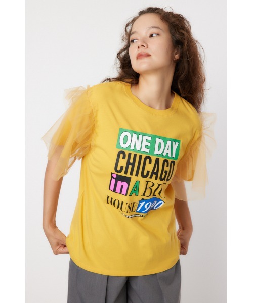 預購 - [預約9月] JP ONE DAY 袖薄紗Top