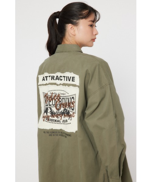 預購 - [預約9月] JP 軍裝襯衫連身裙