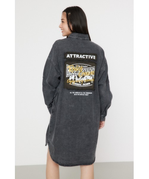 預購 - [預約9月] JP 軍裝襯衫連身裙