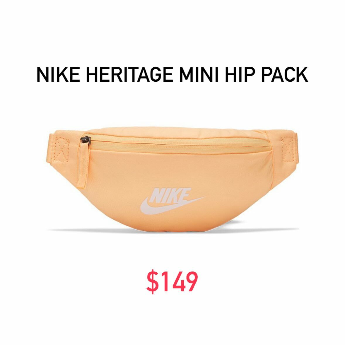 nike heritage small hip pack