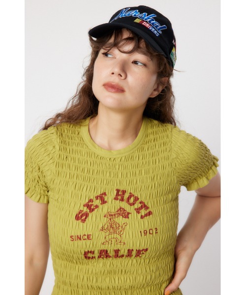 預購 - [預約9月] JP 褶褶圖案 Top​​