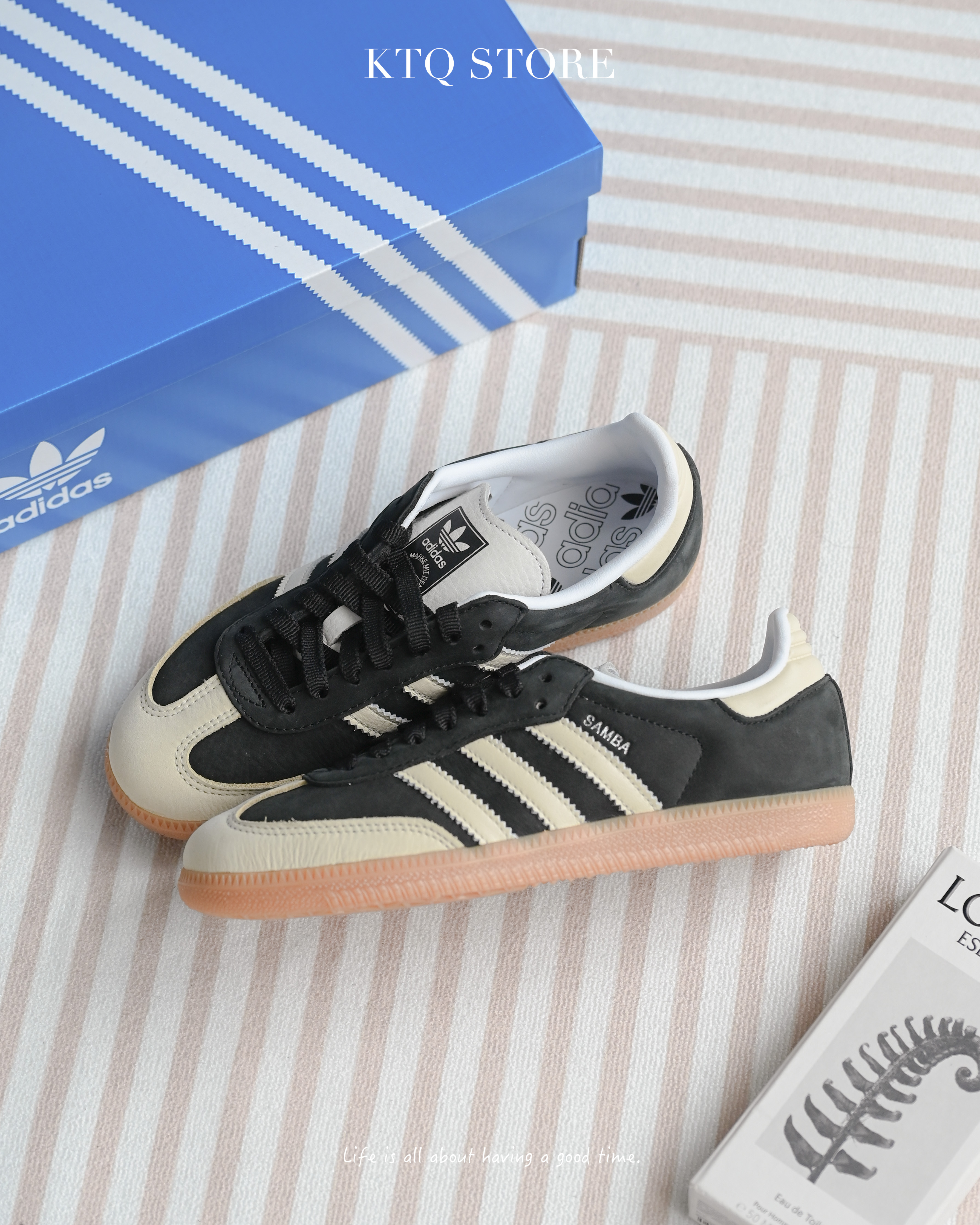 KTQ STORE ‧ Adidas Originals Samba OG 黑奶油 IE5836