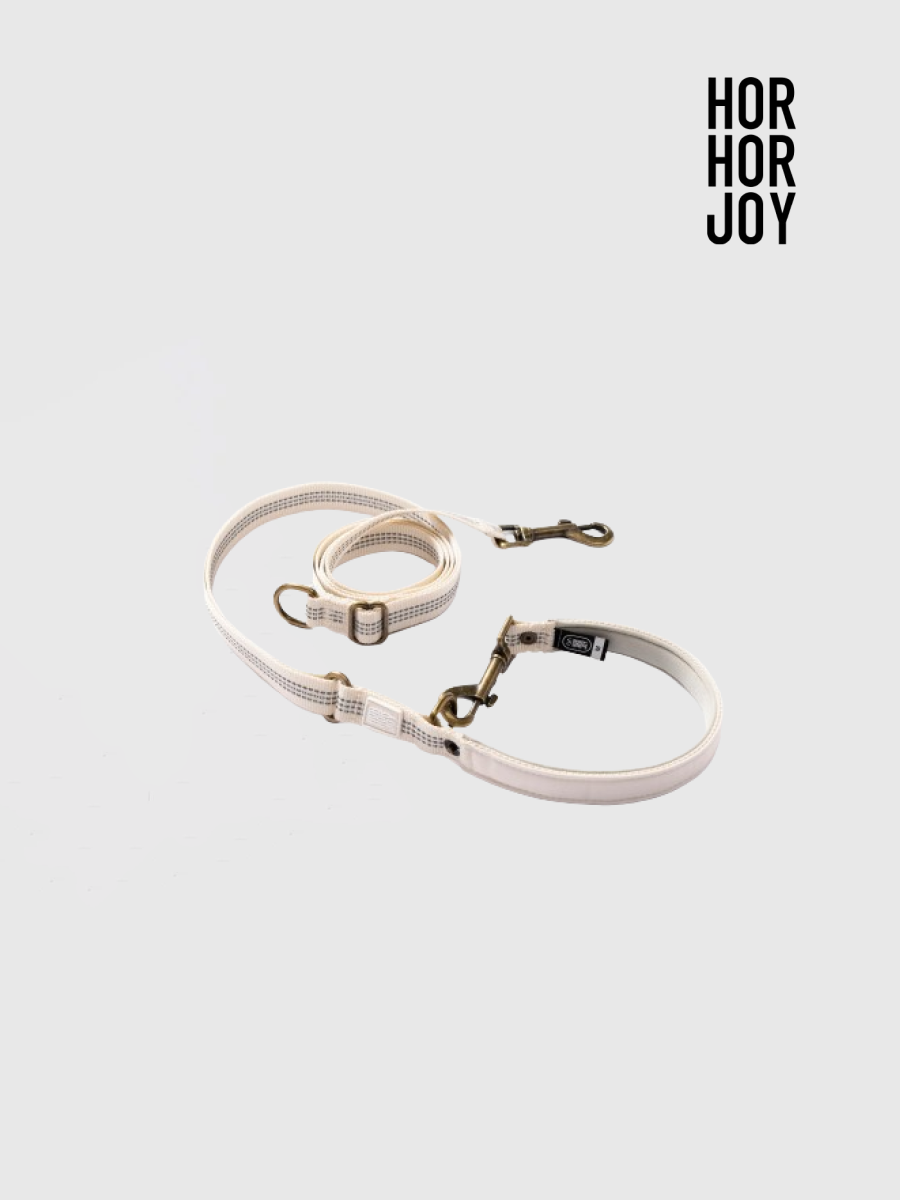 【horhorjoy】好好散步牽繩 | 鉑金款 (白)