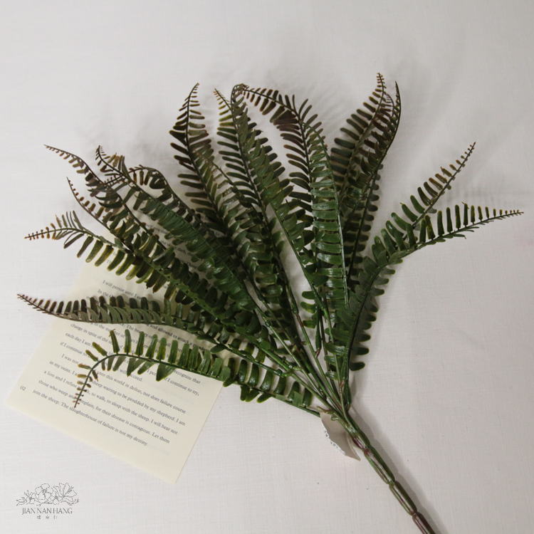 人造葉 杉葉蕨束 棕綠色