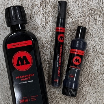 MOLOTOW｜永恆酒精漆-200ml 黑色