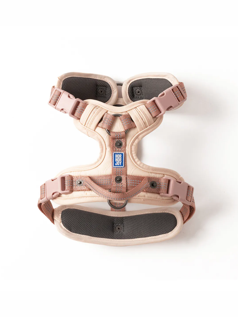 【horhorjoy】好好散步友善胸背帶 | 經典款 (粉)