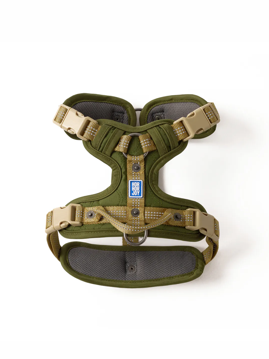 【horhorjoy】好好散步友善胸背帶 | 經典款 (綠)