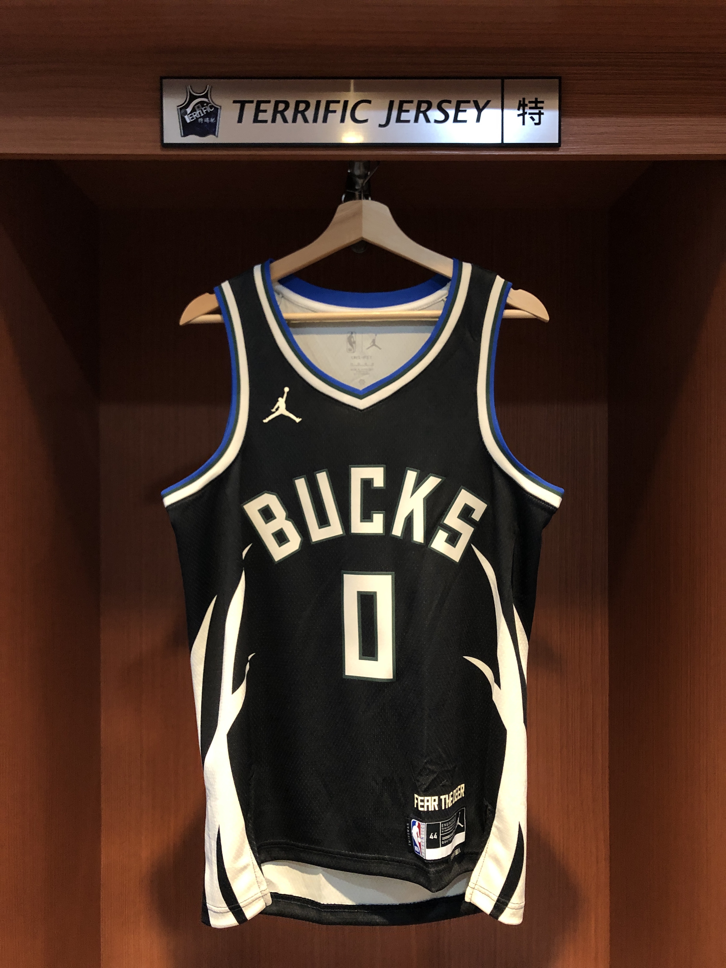 NBA球衣 Damian Lillard 密爾瓦基公鹿黑 Statement Jordan Swingman 球迷版 熱轉印 全新