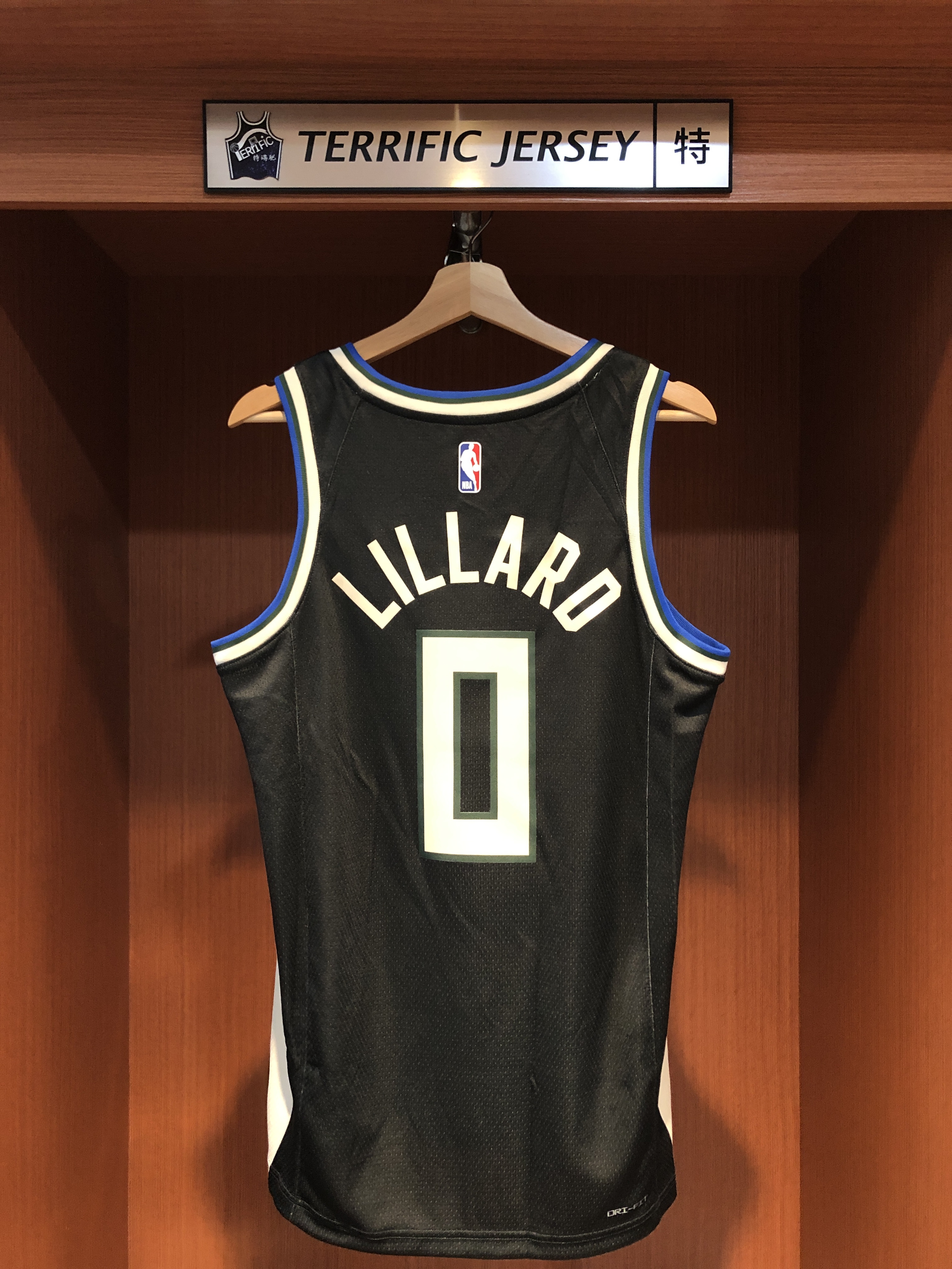 NBA球衣 Damian Lillard 密爾瓦基公鹿黑 Statement Jordan Swingman 球迷版 熱轉印 全新