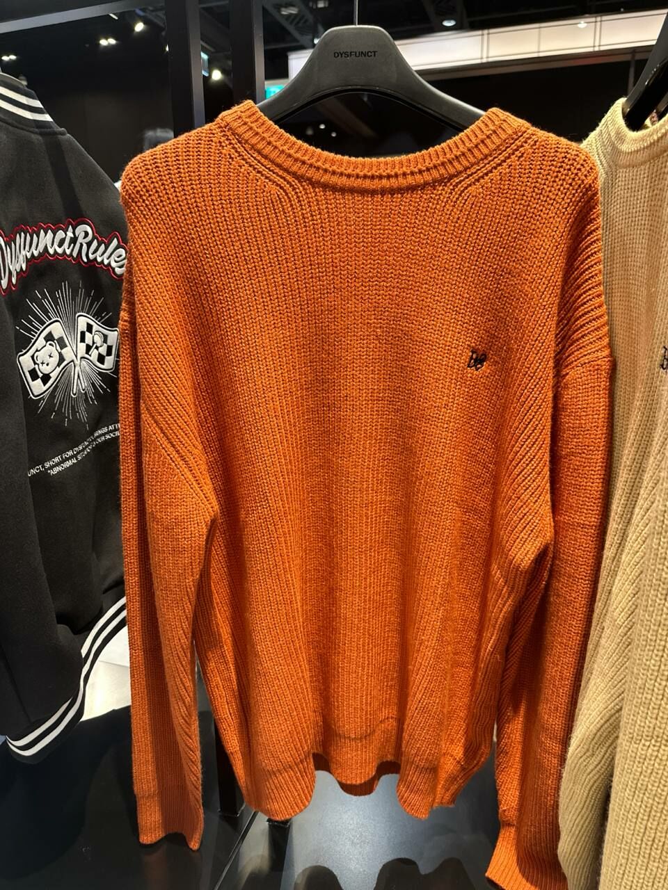 [S] DYSFUNCT DS OVER FIT KNIT,DARK ORANGE, KN2-DS DORM (SDY109)