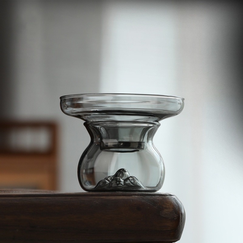 墨玉觀山玻璃茶漏