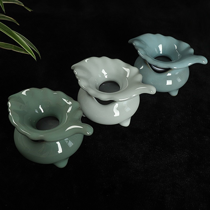 青瓷茶漏【D3】