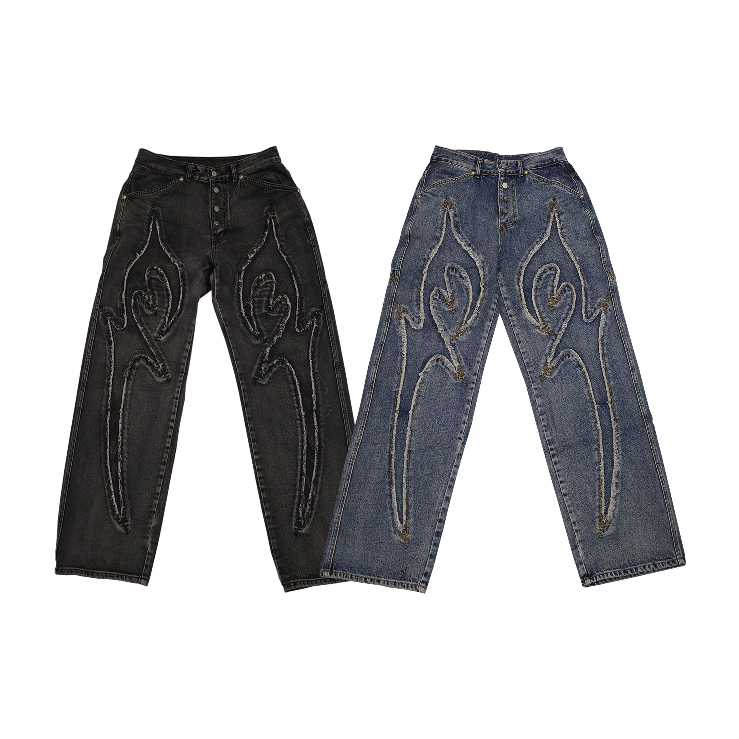 パンツ THUG CLUB TRIBAL DENIM PANTS Black 3 THUG CLUB - Denim Tribal Pants | HBX