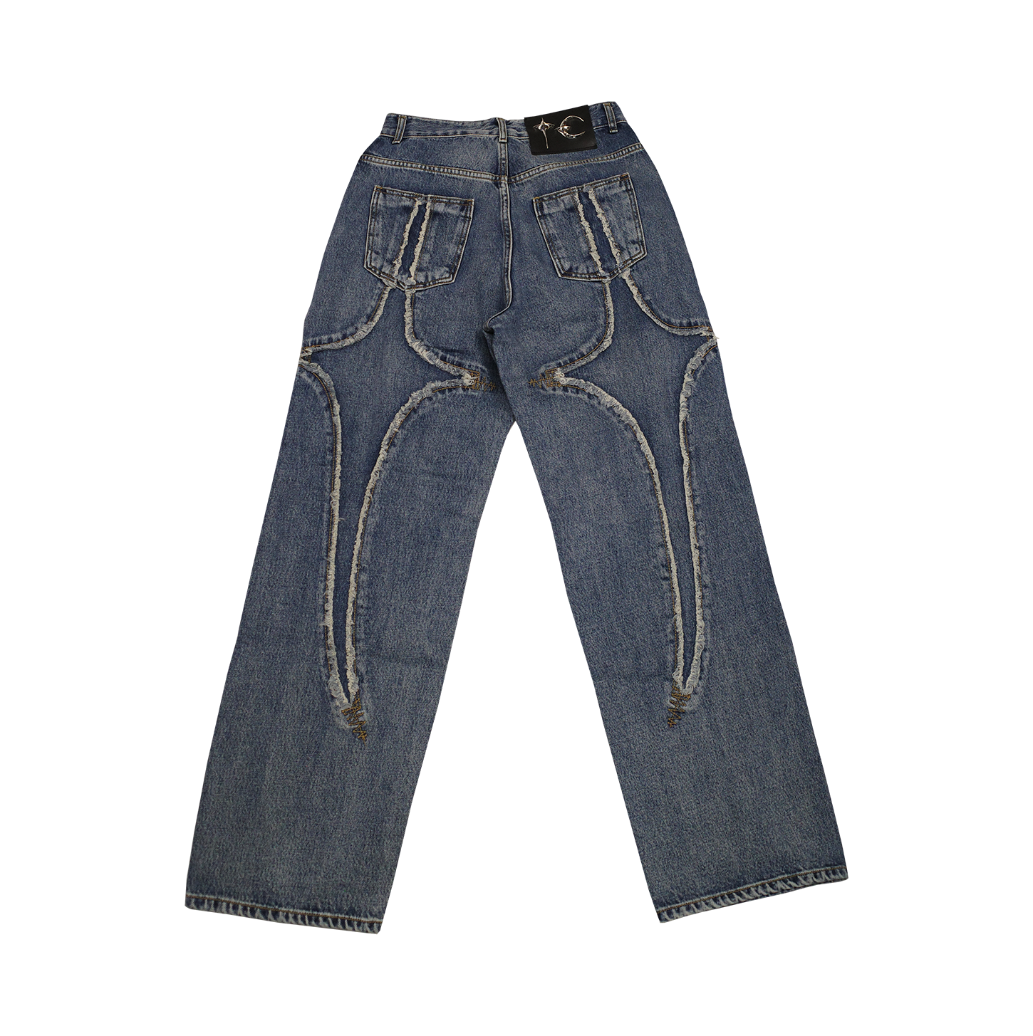 Thug Club / Denim Tribal Pants - Black, Blue