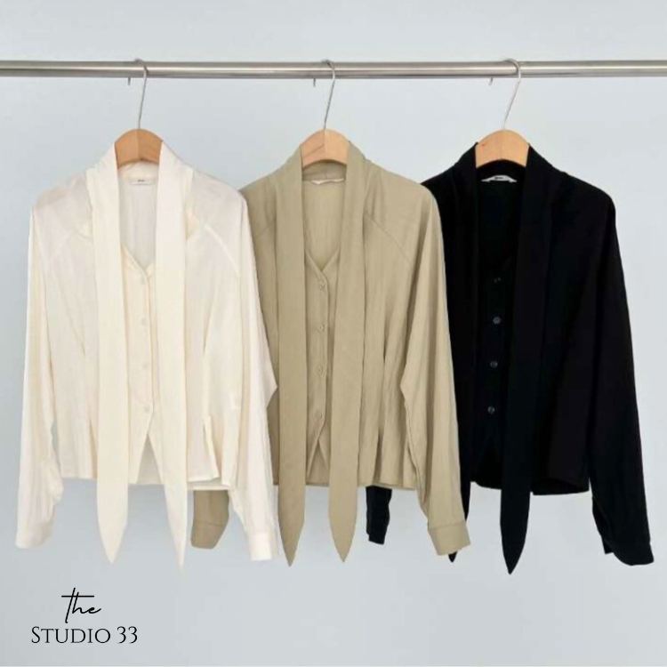 領結設計經典襯衫