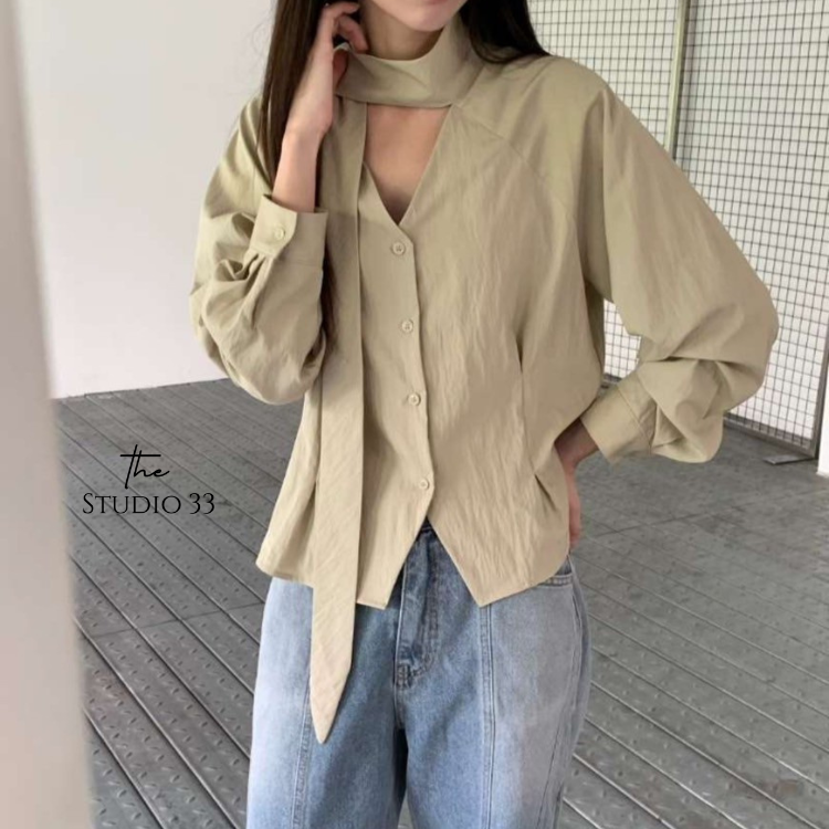 領結設計經典襯衫