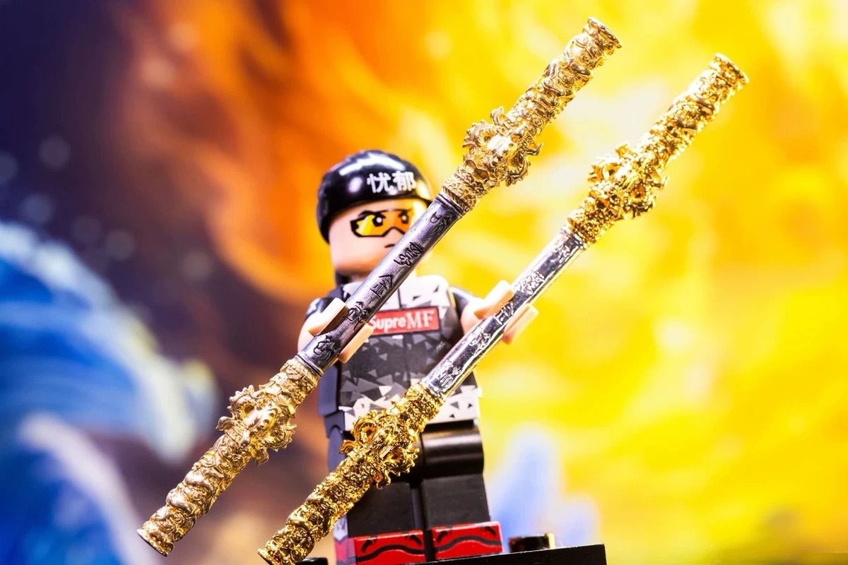 【Minifigs.Factory】齊天大聖 武器 如意 金色箍棒