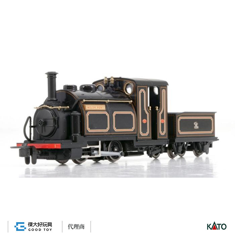 KATO/PECO 51-251D (OO-9) 蒸氣機關車 大英格蘭 Welsh Pony (棕色)