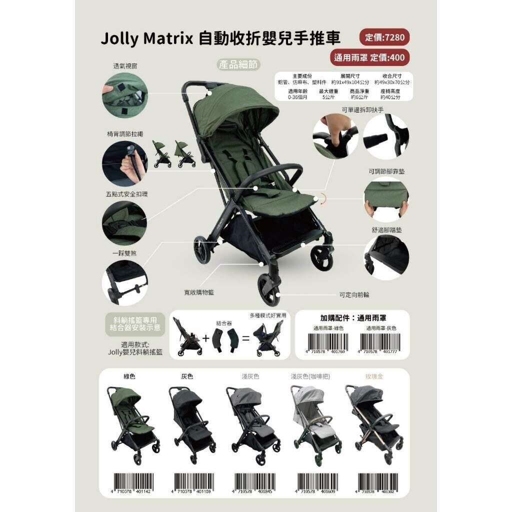 【樂森藥局】JOLLY 安心成家專案 推車 汽座 餐椅 澡盆