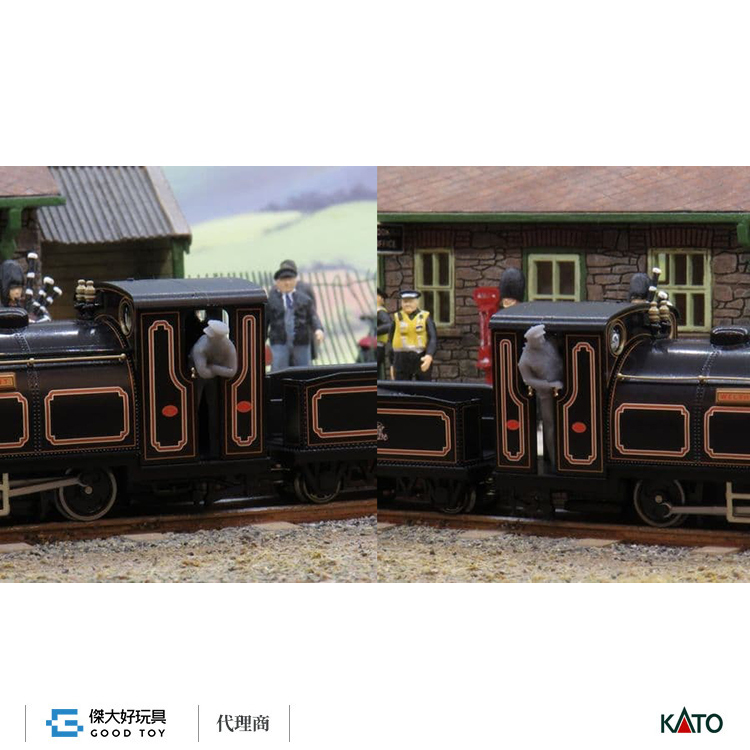 KATO/PECO 51-251D (OO-9) 蒸氣機關車大英格蘭Welsh Pony (棕色)