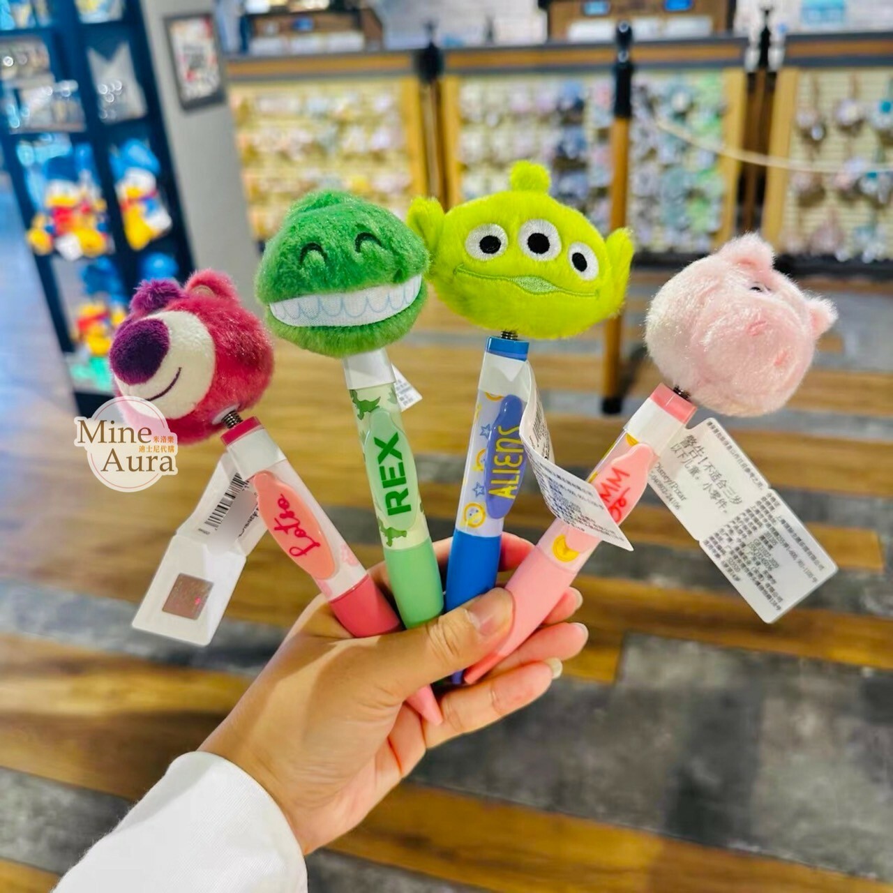 三眼怪 Alien 絨毛大頭搖頭 圓珠筆 玩具總動員 Toy Story -上海迪士尼樂園