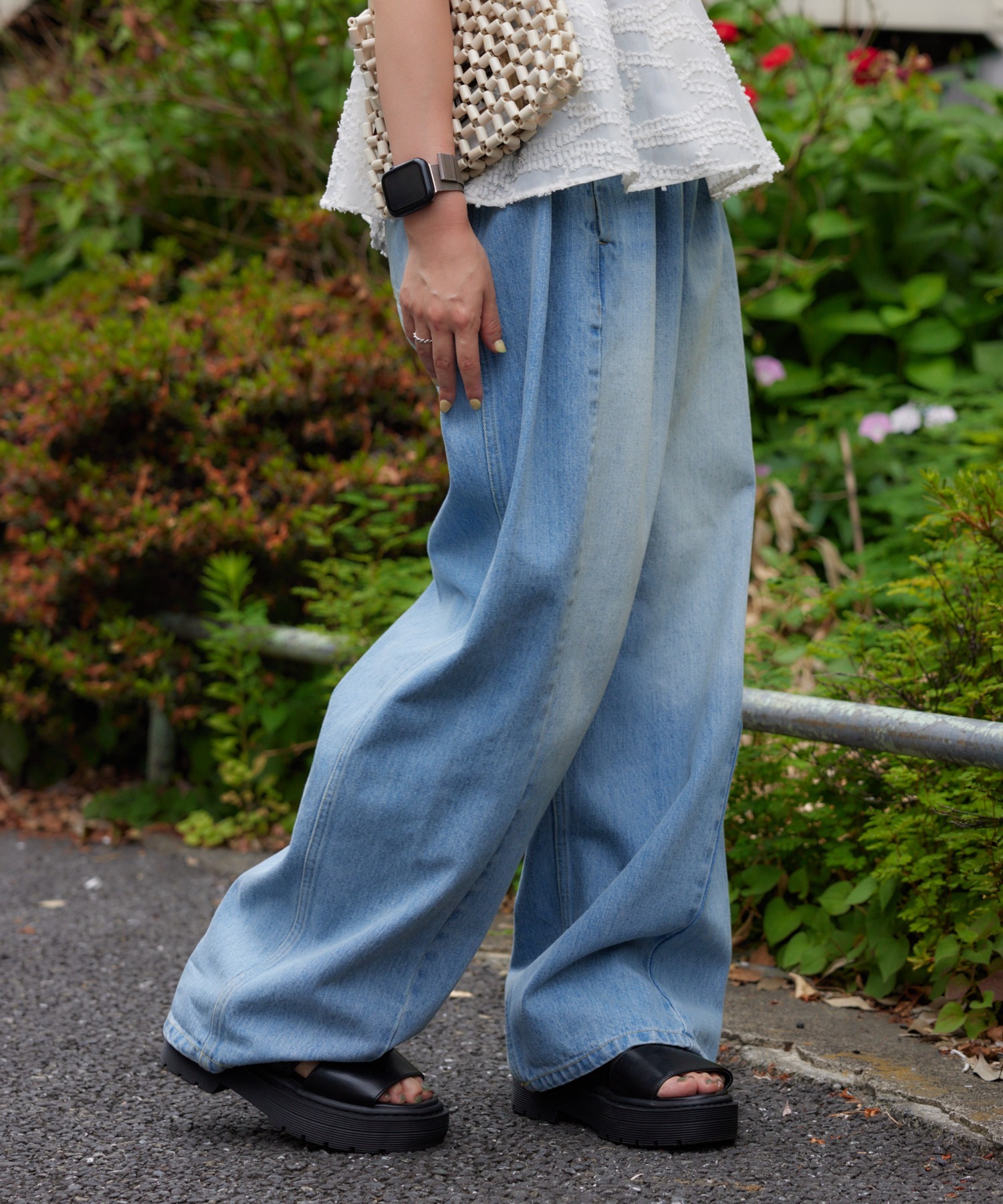 預購 - JP 牛仔寬褲