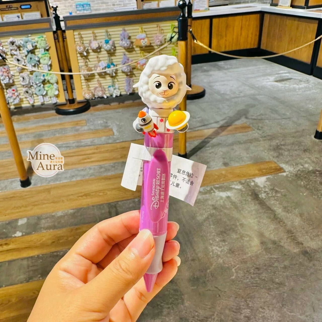 童心系列 副市長 羊咩咩 Dawn Bellwether 立體公仔造型 圓珠筆 動物方城市 Zootopia -上海迪士尼樂園