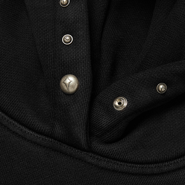 Thug Club / Peace Stud Hoodie - Black