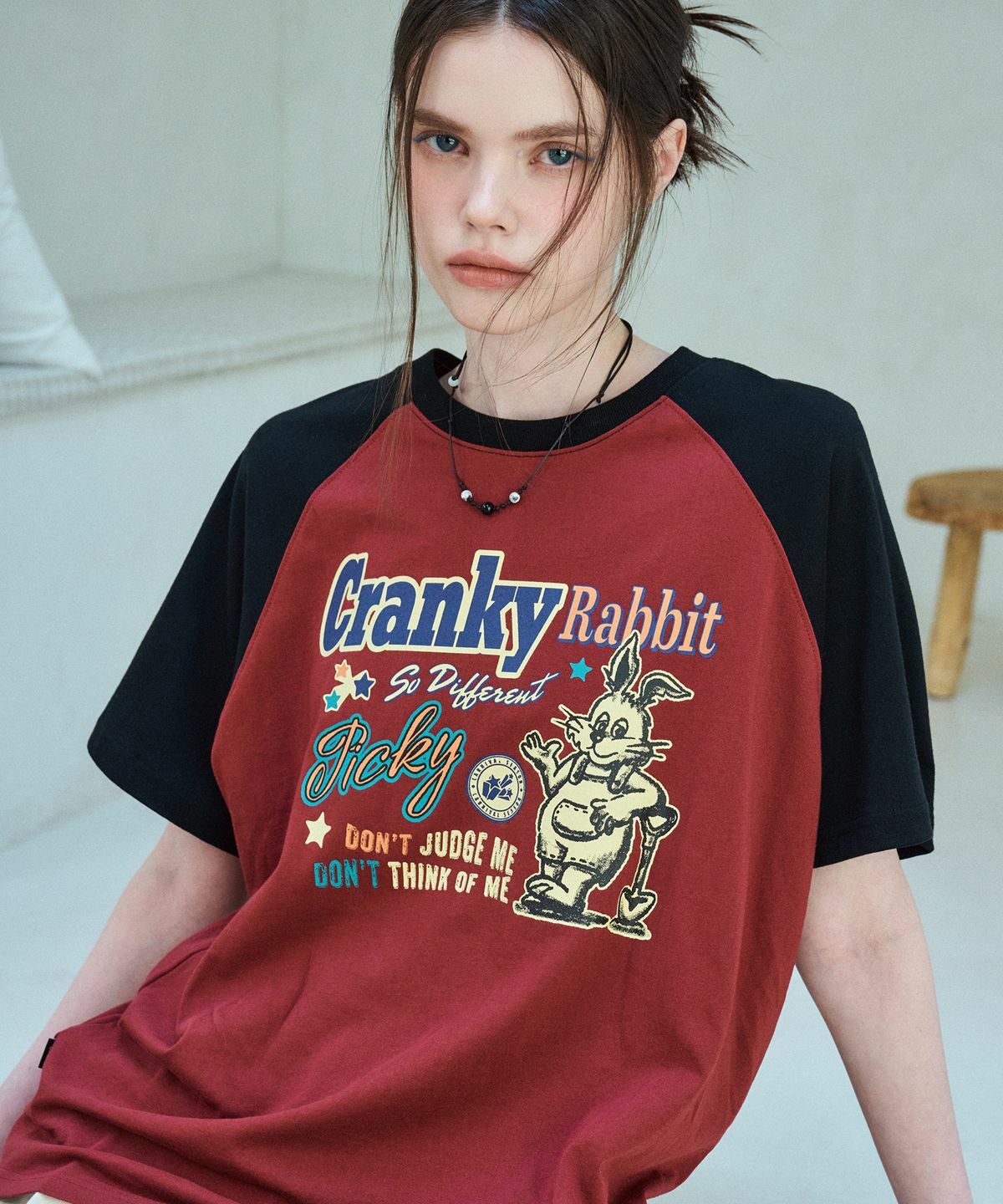 CPGN STUDIO Picky Rabbit Raglan T-Shirt