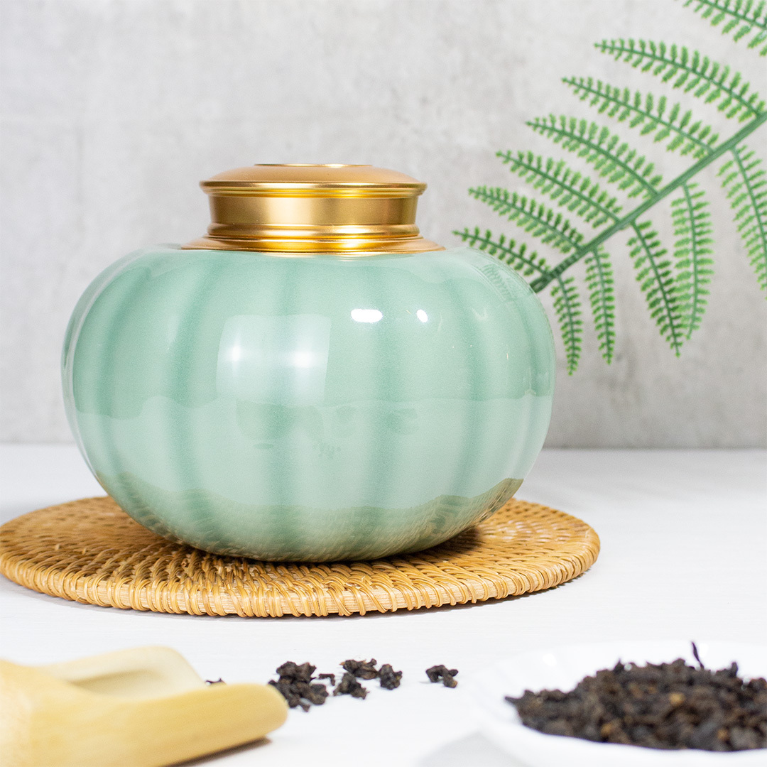 龍泉青瓷綠韻茶葉罐