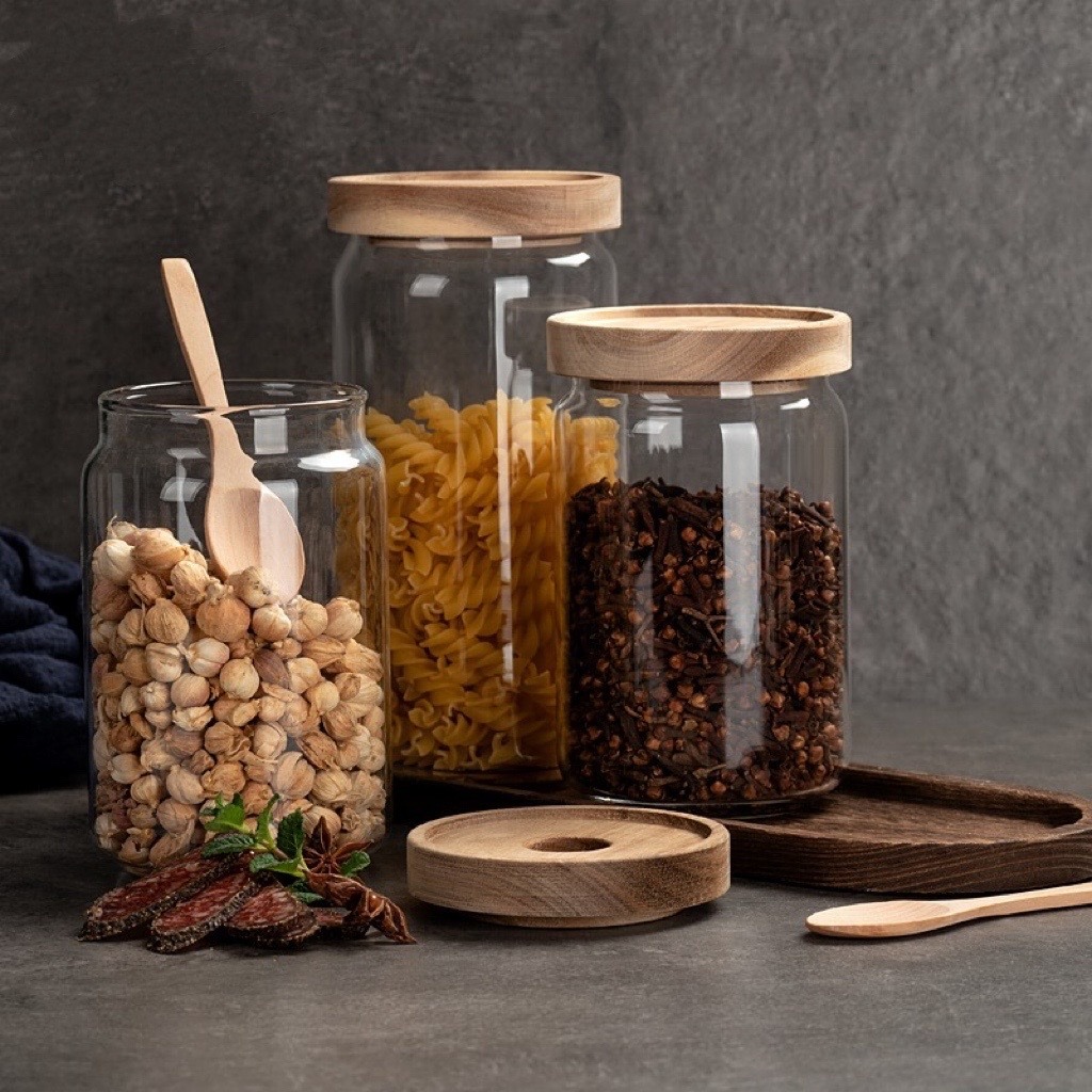 相思木蓋玻璃密封罐【A2】