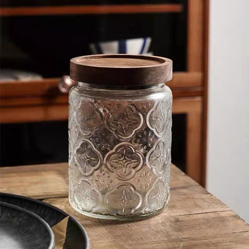 海棠花玻璃罐【D3】