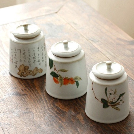 月白汝窯茶葉罐