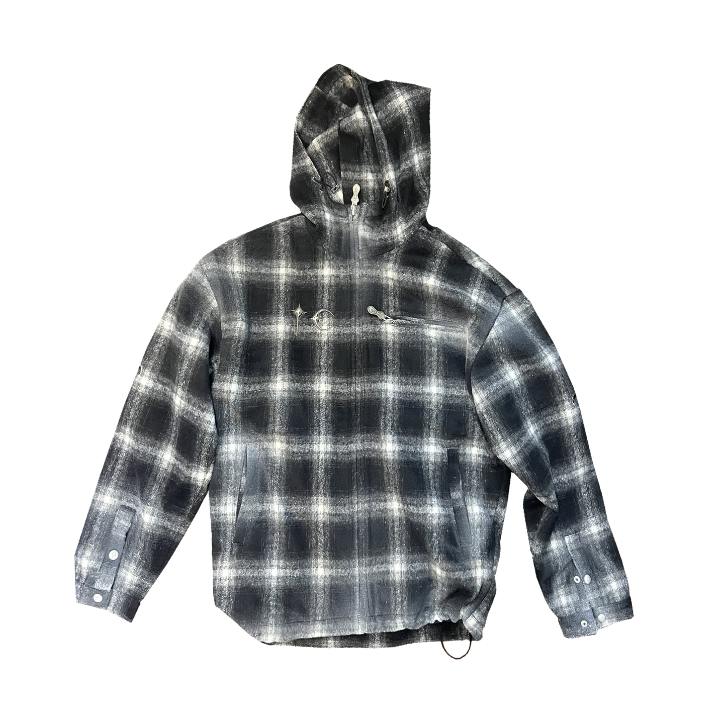 【Thug Club】Arab Sword Flannel Zip-up [正規品] Thug Club - Arab Sword Flannel Zip-Up (Red) – JUICESTORE
