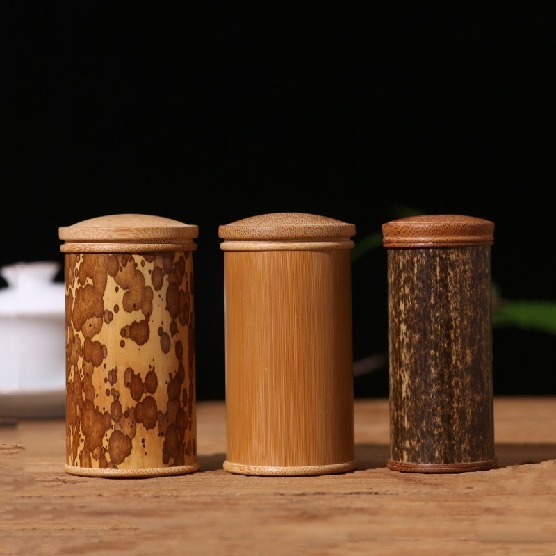 紫竹密封便攜茶葉罐