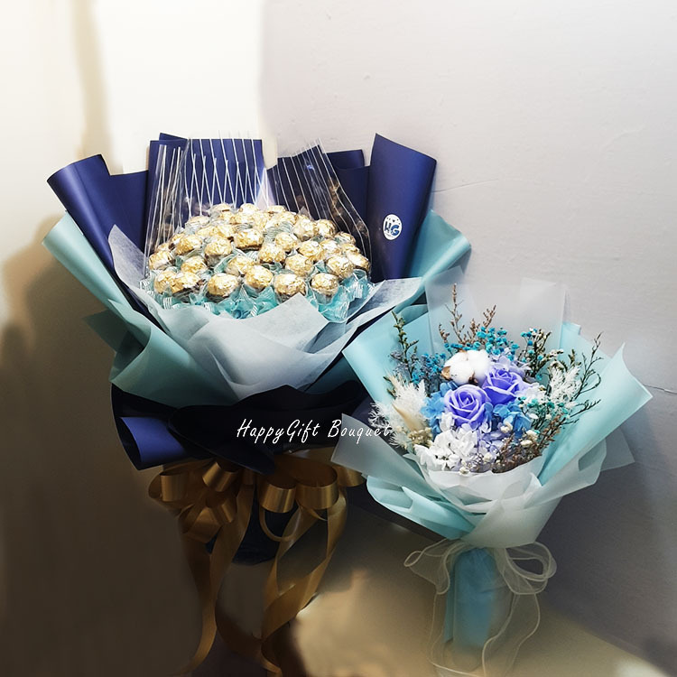 金莎花束,金莎可抽取式花束,金莎分享花束,金莎畢業花束,金莎情人節花束,Ferrero Rocher Chocolate bouquet