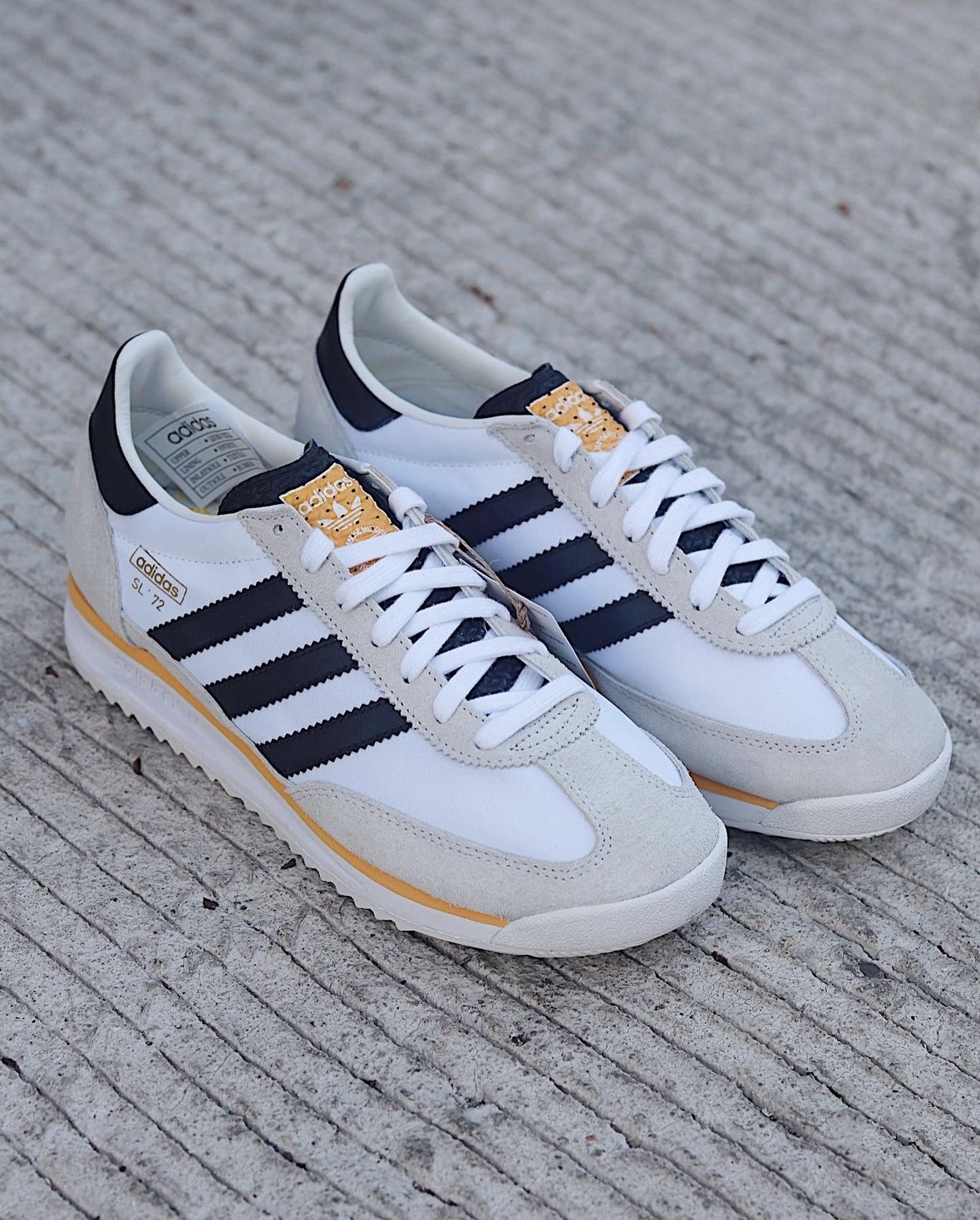 Adidas Originals SL 72 米白色 黑色 復古 慢跑鞋 林柏宏同款 IH4823/預購