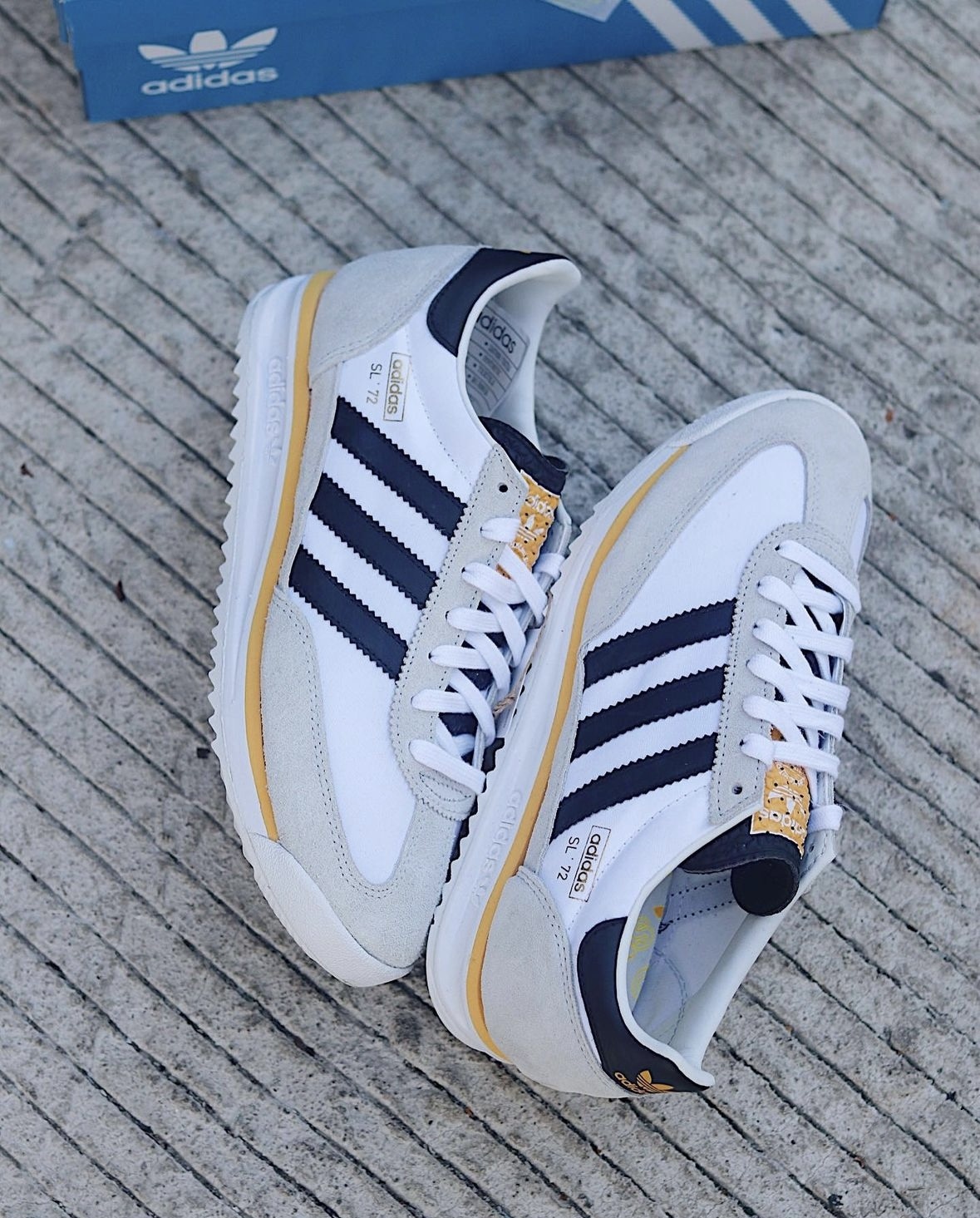 Adidas Originals SL 72 米白色 黑色 復古 慢跑鞋 林柏宏同款 IH4823/預購