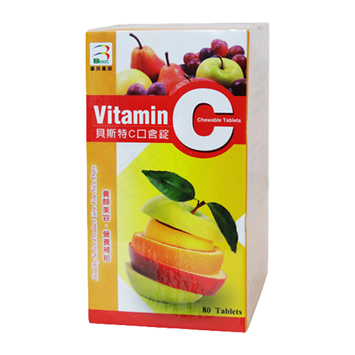貝斯特C 口含錠  80錠/瓶