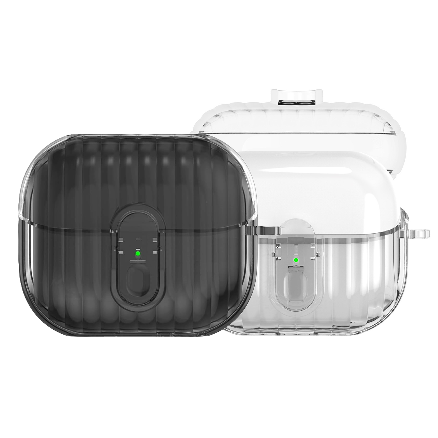 XPRO - Clear Stripe Buckle - Galaxy Buds 3 Pro Case 貼身透明安全扣保護軟套
