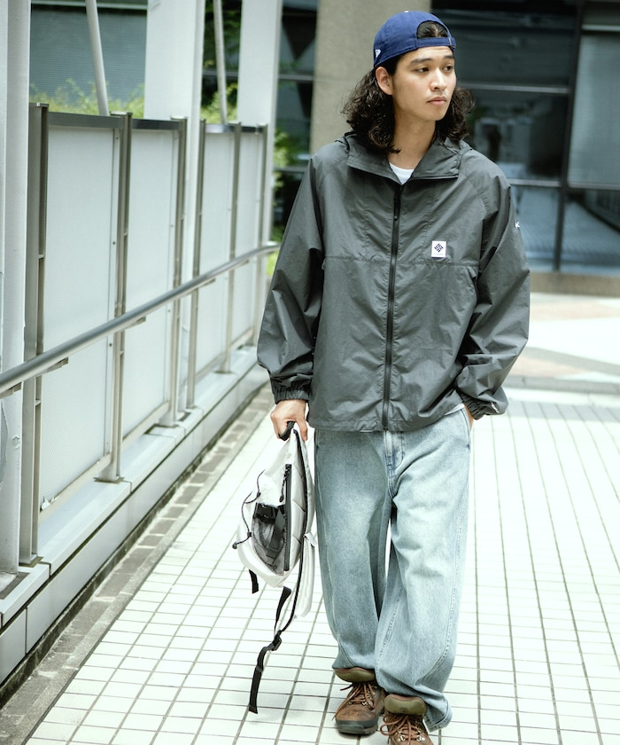 日本 Columbia 別注 Omni-shield尼龍連帽防風外套