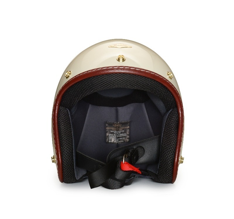 Feture ROY 亮光象牙白 內襯可拆洗 復古帽