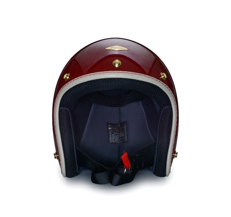 Feture VAN Ⅲ 汎 亮光復古紅 內襯可拆洗 復古帽