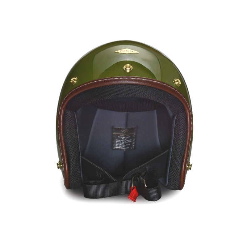 Feture DEREK Ⅲ 德瑞克 亮光亞麻綠 內襯可拆洗 復古帽